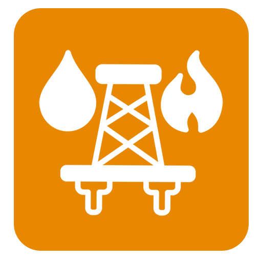 Home oil & gas icon